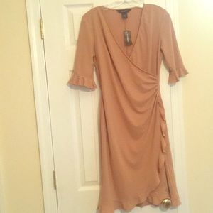 Express beige dress